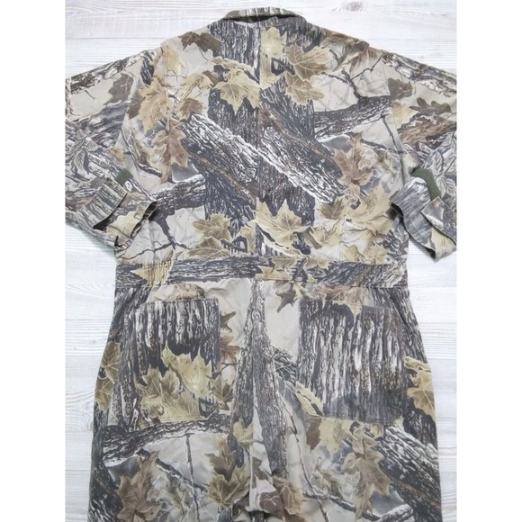 Cabela's Men's Size XL RealTree Woods Camo One Piece Hunting Suit Coveralls - Picture 7 of 10